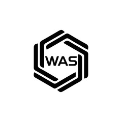 WAS set ,WAS logo. W A S design. White WAS letter. WAS, W A S letter logo design. Initial letter WAS letter logo set, linked circle uppercase monogram logo. W A S letter logo vector design.	