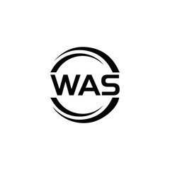 WAS set ,WAS logo. W A S design. White WAS letter. WAS, W A S letter logo design. Initial letter WAS letter logo set, linked circle uppercase monogram logo. W A S letter logo vector design.	