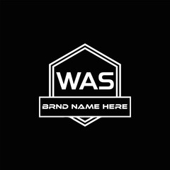 WAS set ,WAS logo. W A S design. White WAS letter. WAS, W A S letter logo design. Initial letter WAS letter logo set, linked circle uppercase monogram logo. W A S letter logo vector design.	