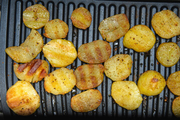 the recipe for fried potatoes on the grill