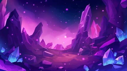 User interface background for a fantasy astral plane game on a mobile device; low detail, simple colors, free to play; clash of clans; heartstone; clash royal; medieval kingdom 2