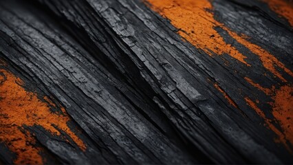 Black gray orange abstract texture