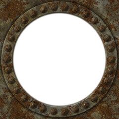 Fototapeta premium steampunk frame or border