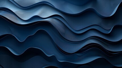 Abstract dark blue banner background