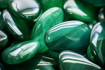 Macro shot of jade with its smooth and even texture, great for a peaceful and harmonious background,