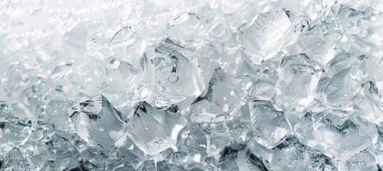 Abstract Fragmented lce Texture