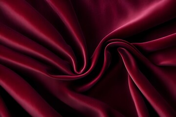 Obraz premium A close up of a red fabric with a pattern