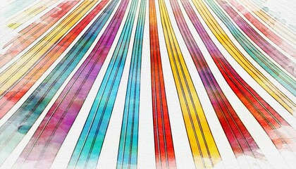 カラフルなしま模様