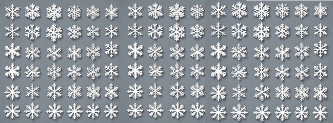 Snowflakes icons. White Snowflake. Snowflakes template. Snow winter. Snowflakes icons. 