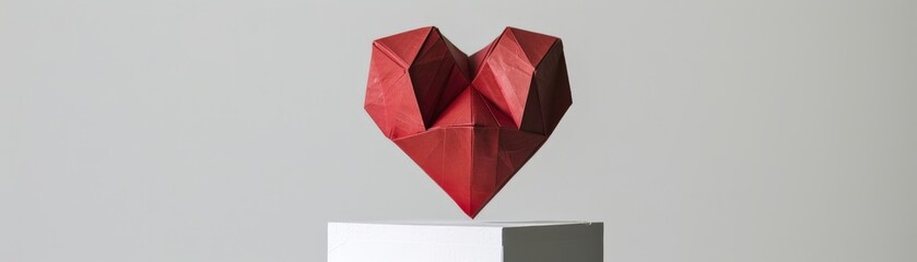 Origami heart.