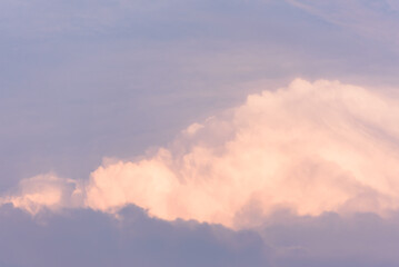 Background of sky and clouds in evening natural weather