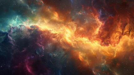 Naklejka premium science fiction masterpiece, AI-inspired, showcasing interstellar exploration, AI Generative