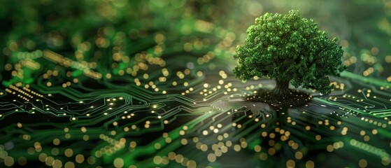 Green energy report, tree circuit board design