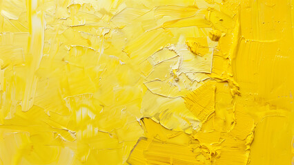Sunlit Canvas: Yellow Oil Painting for Wallpaper