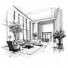 design cozy living room ai generated