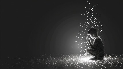 Obraz premium Boy in Prayer