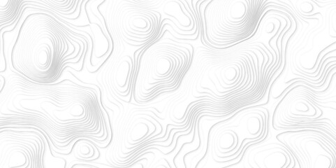 Fototapeta premium Abstract 3D Papercut Topographic Design – Modern Layered White Geometric Background with Smooth Wavy Texture for Creative Wallpaper, Business Cards, Banners, Posters, and Website Templates.