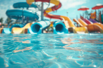 blurred photograph of Water park.