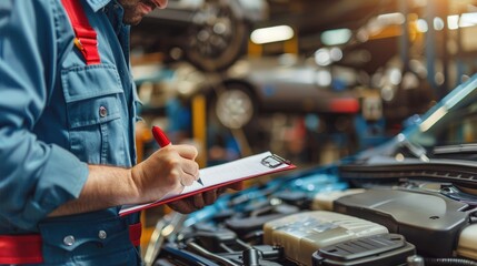 A mechanicJian Xiu Yi Liang Qi Che Fa Dong Ji