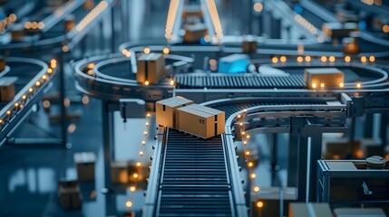 Efficient Conveyor Belts in Modern Factory Environment