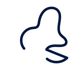 Obraz premium Abstract shapes squiggle lines vector 