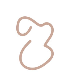 Abstract shapes squiggle lines vector 