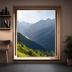 window, frame, border, weather, room, interior, wall