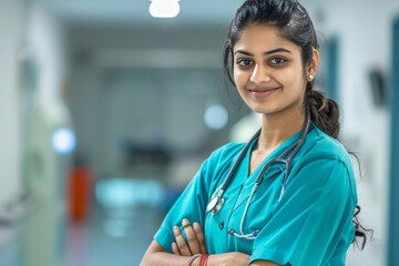 Fototapeta premium Indian nurse
