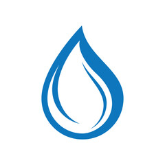 fresh blue water drop design