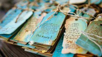The host has specially prepared bookmarks for each member featuring inspirational book quotes and personalized messages of appreciation.