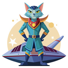 Navigating the Skies Understanding the Attitude of a Cat-like Alien aboard an Aircraft