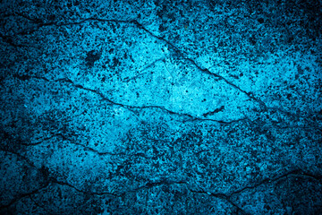 Grunge textured background in turquoise tone. Abstract background and texture for design.