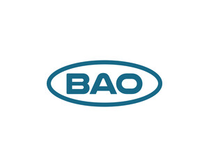 BAO logo design vector template