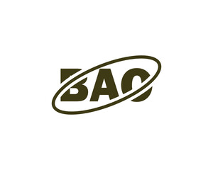BAO logo design vector template