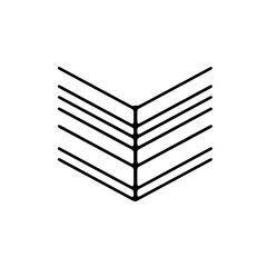 Vector illustration logo and icon design with black color. vector illustration