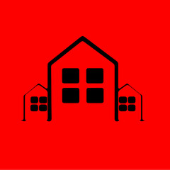 Vector illustration logo and icon design with black color. vector illustration