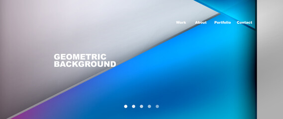 An automotive design inspired geometric background in electric blue and purple gradient hues. Reminiscent of a futuristic gadget or vehicle door font, perfect for a netbook or air travel theme