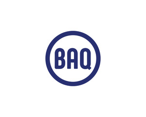 BAQ logo design vector template