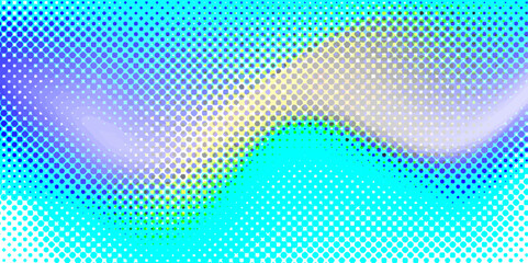 Fototapeta premium Beautiful modern abstract blue halftone and dots with color, gradient pattern and texture wave effect dotted isolated vector, soft and dotted light led screen background flowing texture design.