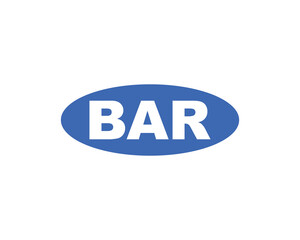 BAR logo design vector template