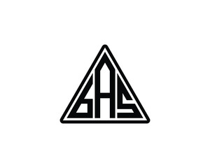 BAS logo design vector template