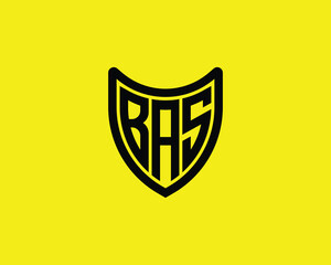BAS logo design vector template