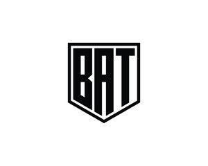 BAT logo design vector template