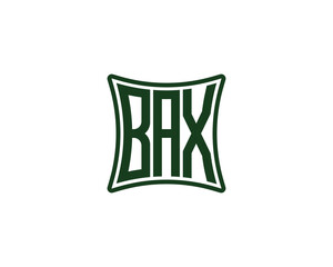 BAX logo design vector template