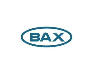 BAX logo design vector template