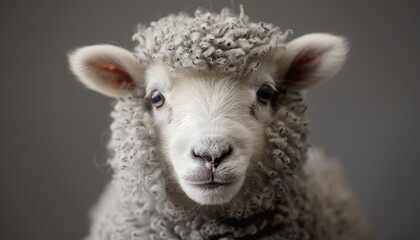 Fototapeta premium close up of a sheep