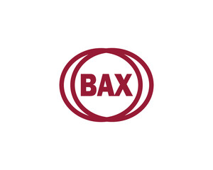 BAX logo design vector template
