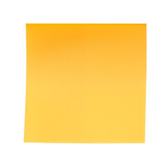 A single vibrant yellow sticky note , ready for a message or reminder. Generative AI