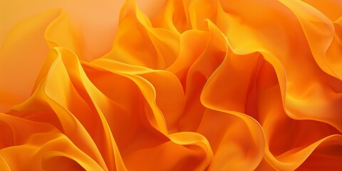 Obraz premium Abstract 3d orange waving motion layers backgrounds, 