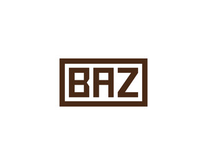 BAZ Logo design vector template